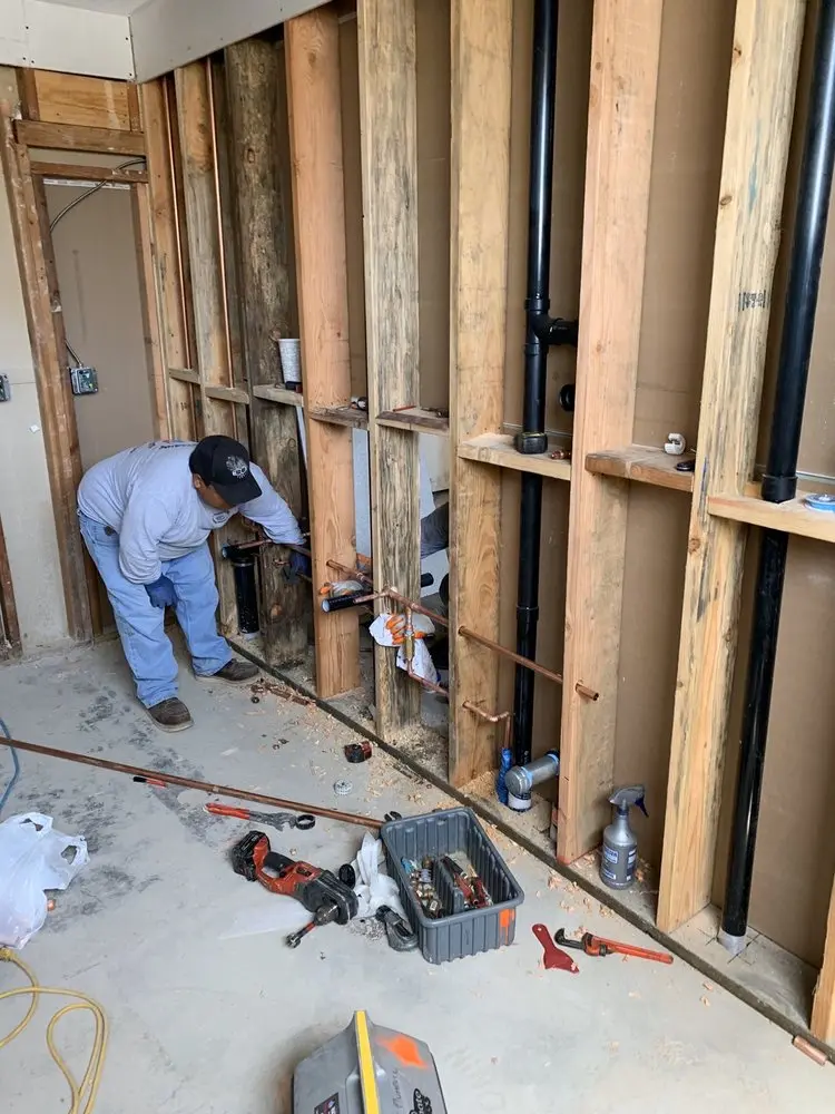 Commercial rough-in plumbing for Commercial Plumbing in Middlebush